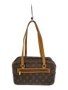 【中古】LOUIS VUITTON◆シテGM_モノグラム・キャンバス_BRW/PVC/BRW【バッグ】
