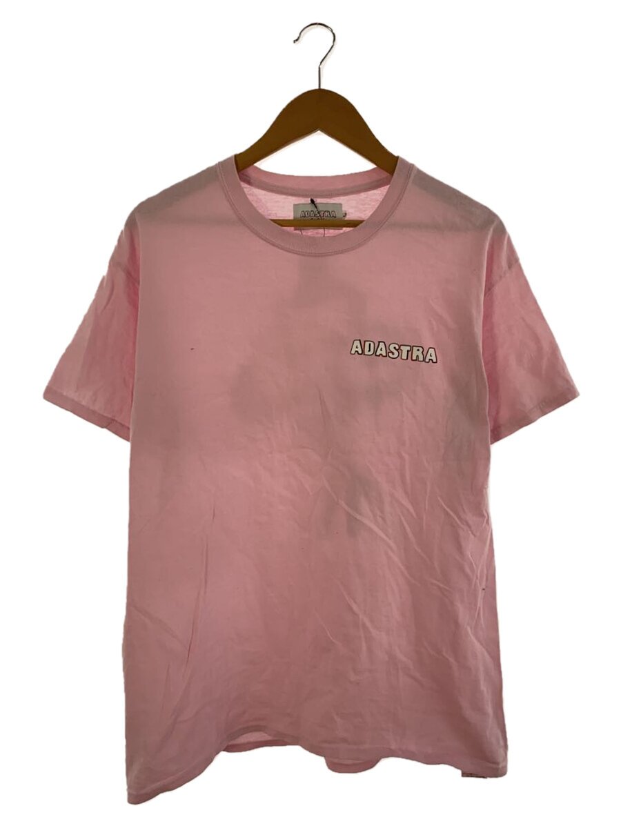 ADASTRA/Tシャツ/L/コットン/PNK/無地