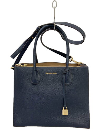 【中古】MICHAEL KORS◆ショルダーバッグ/--/NVY/無地/30F6GM9T3L/ハンドバッグ【バッグ】 【中古】MICHAEL KORS◆ショルダーバッグ/--/NVY/無地/30F6GM9T3L/ハンドバッグ【バッグ】