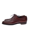 【中古】CROCKETT&JONES◆ドレスシューズ/UK7/BRW//【シューズ】(4)