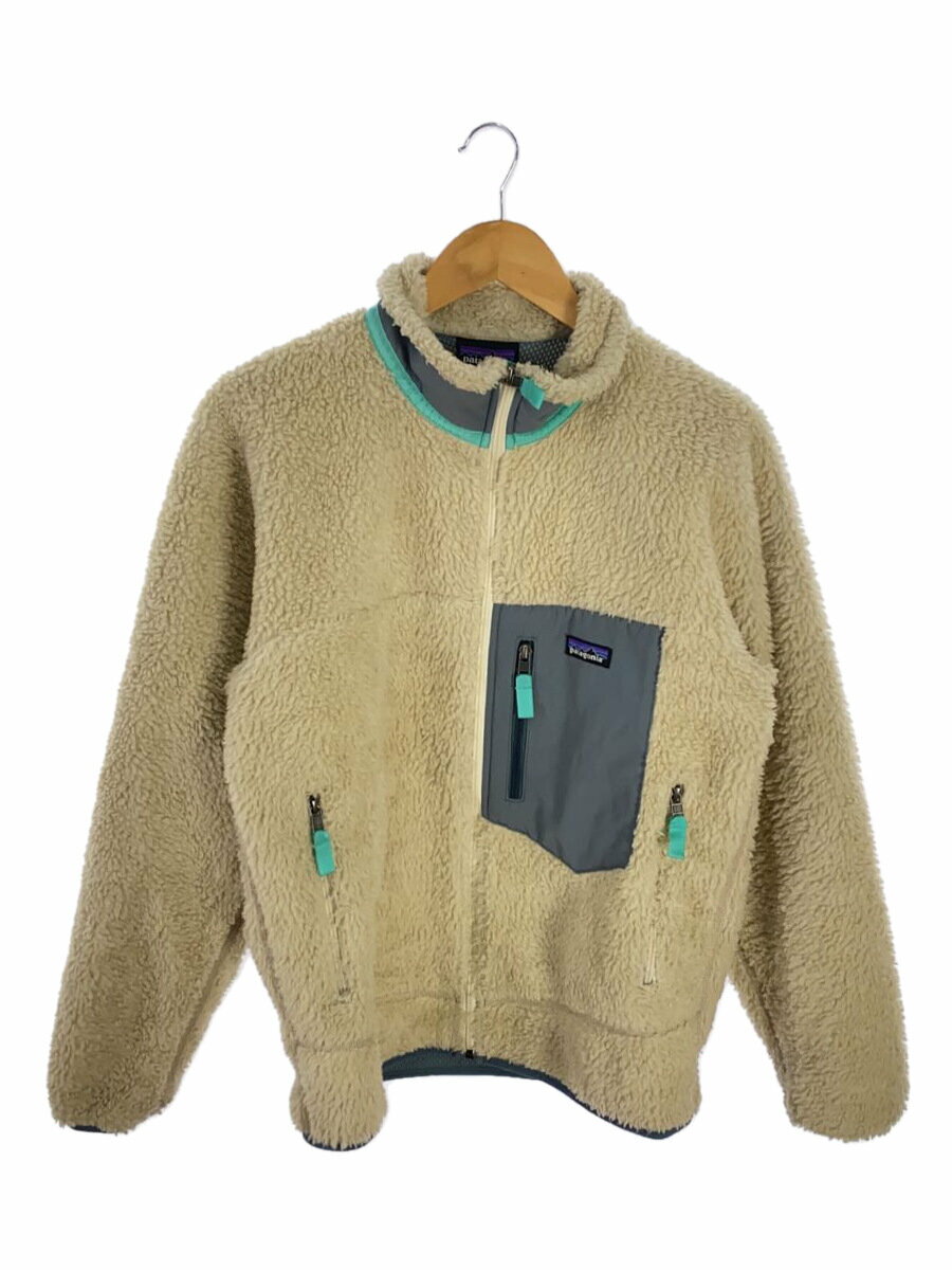 【中古】patagonia◆フリースジャケット/M/ポリエステル/CRM/23056FA22【レディースウェア】