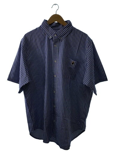 【中古】A BATHING APE◆半袖シャツ/--/コットン/BLU/ギンガムCK/001SRK251003M【メンズウェア】 【中古】A BATHING APE◆半袖シャツ/--/コットン/BLU/ギンガムCK/001SRK251003M【メンズウェア】