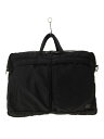 【中古】PORTER◆TANKER 2WAY OVERNIGHT BRIEFCASE/ブリーフケース/ナイロン/BLK/622-79309【バッグ】