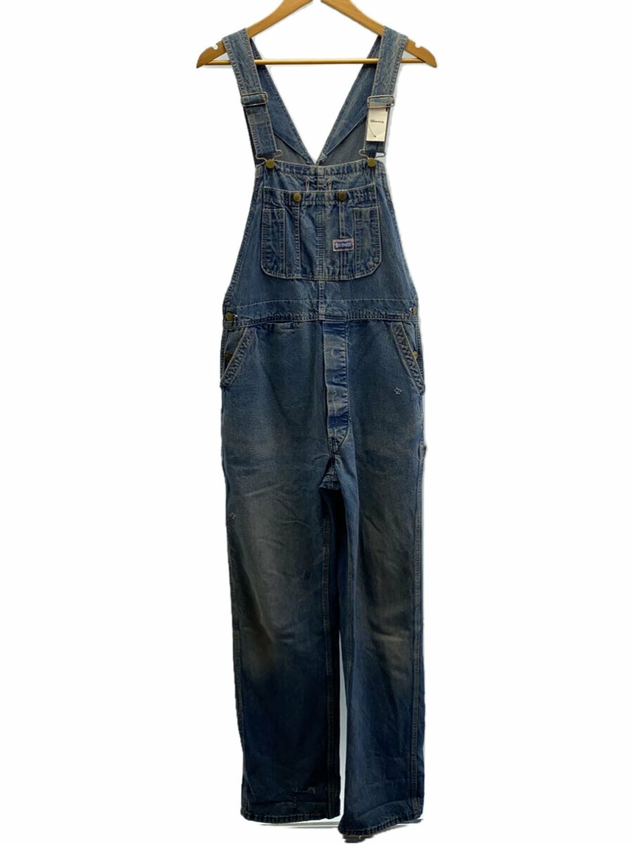 【中古】big smith◆オーバーオール/--/デニム/※破れ、ほつれ有【メンズウェア】