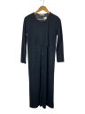 【中古】Yohji Yamamoto WORKSHOP レイヤード ボタン 長袖ワンピース/34/レーヨン/ブラック//【レディースウェア】(4)