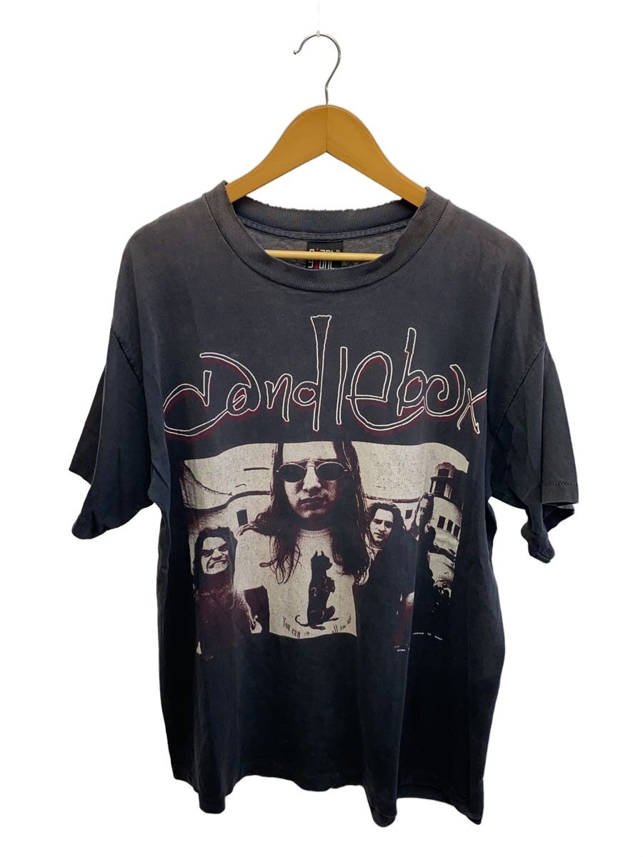 【中古】giant◆90s/USA製/CANDLEBOX/コピーライト入り/Tシャツ/XL/コットン/グレー//【メンズウェア】