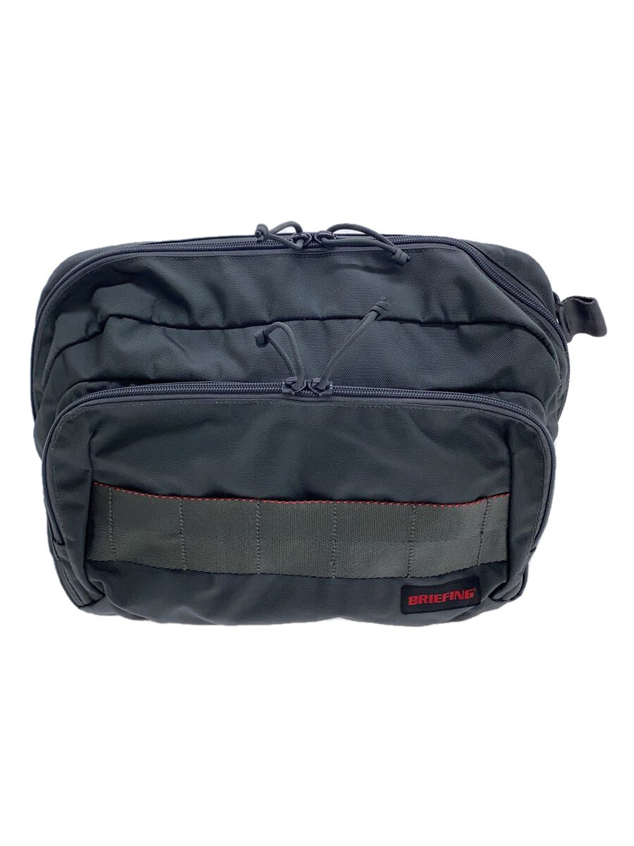 【中古】BRIEFING◆ショルダーバッグ/ナイロン/GRY/? NULL ?【バッグ】