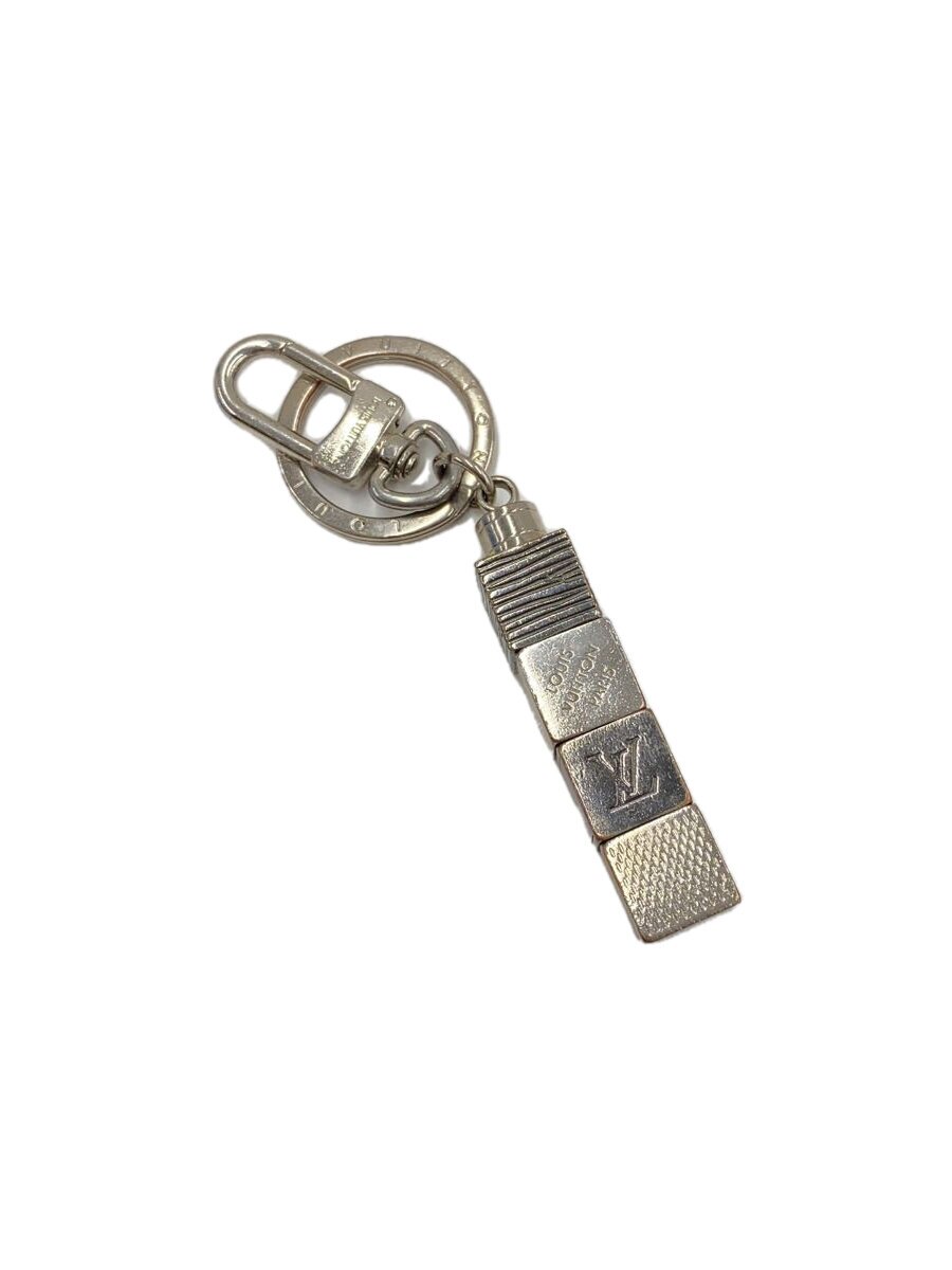 【中古】LOUIS VUITTON◆ポルト・クレ・キューブLV/--/SLV/メンズ【服飾雑貨他】