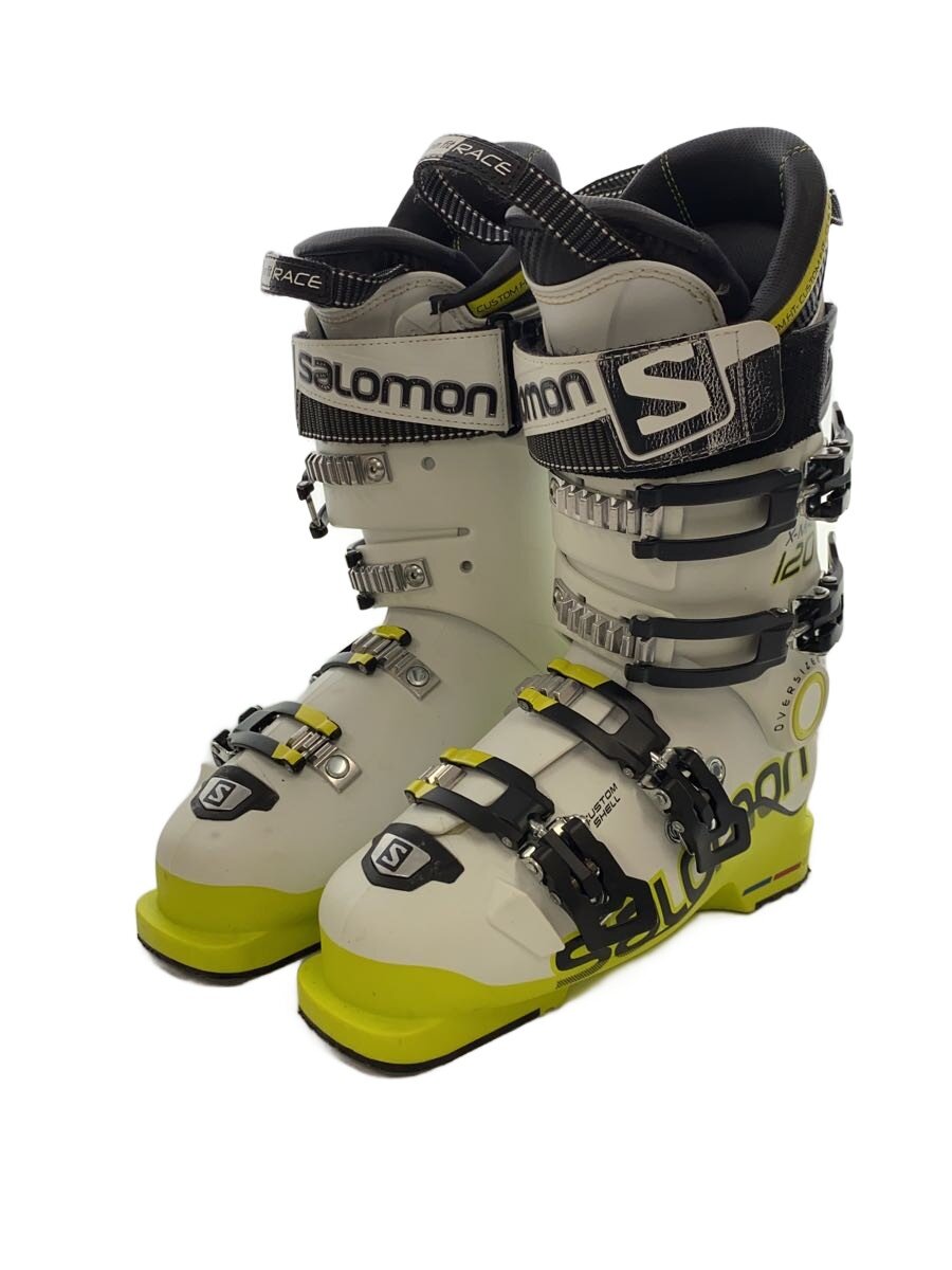 【中古】salomon◆スキーブーツ/WHT/アダルト【スポーツ】