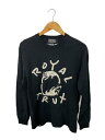 【中古】HYSTERIC GLAMOUR◆長袖Tシャツ/M/コットン/BLK/02243CL06【メンズウェア】