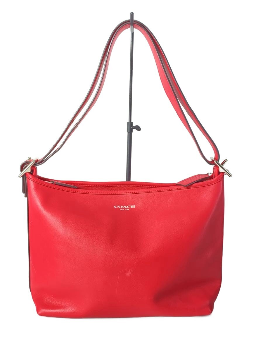COACH - 【中古】COACH◆ショルダーバッグ/レザー/PNK/25355//【バッグ】