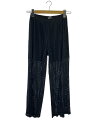 【中古】PLEATS PLEASE ISSEY MIYAKE◆ボトム/1/ポリエステル/BLK/PP71-JF595【レディースウェア】