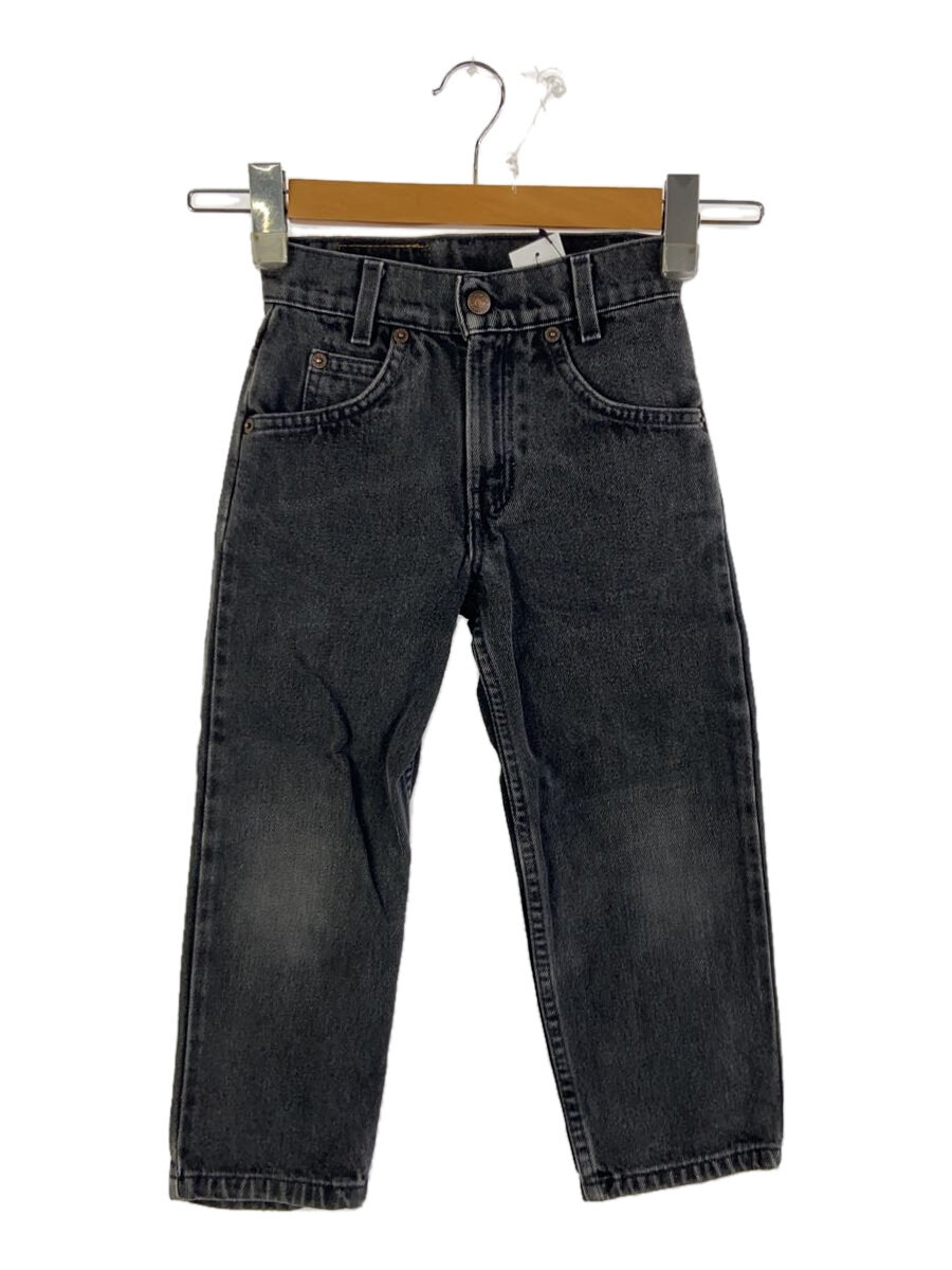 【中古】Levi’s◆ボトム/コットン/BLK/無地/24112-4159/550/REG5/RELAXED FIT/オレンジタブ【キッズ】