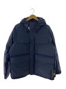 【中古】UNDER ARMOUR◆ダウンジャケット/フード付き/L/ポリエステル/ネイビー/無地【メンズウェア】(4)