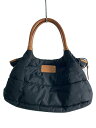 【中古】kate spade new york◆ハンドバッグ/BLK/無地/キルティング/底ロゴ【バッグ】(4)