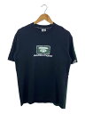 【中古】A BATHING APE◆AAPE NOW/Tシャツ/S/コットン/BLK/aaptem1009xxj【メンズウェア】