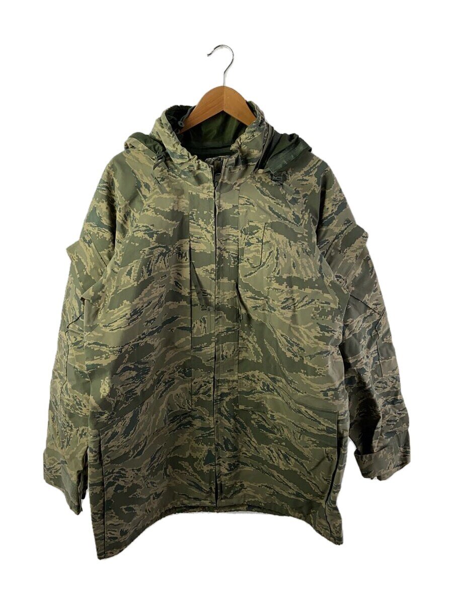 【中古】U.S.AIR FORCE◆ジャケット/S/ナイロン/KHK/カモフラ/8415-01-547-3544【メンズウェア】