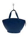 【中古】LOUIS VUITTON◆サンジャック_エピ_BLU/レザー/BLU【バッグ】