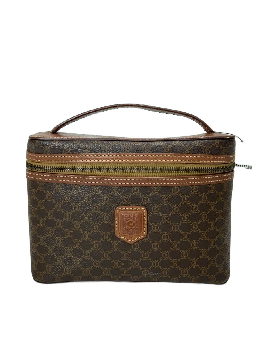 CELINE - 【中古】CELINE◆ハンドバッグ/--/BRW/総柄【バッグ】