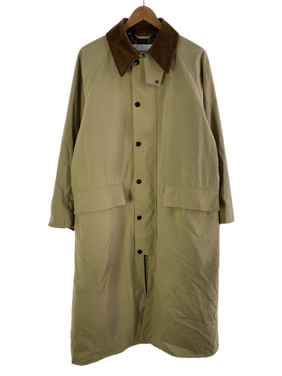 【中古】Barbour◆コート/36/ナイロン/KHK/無地/2102373//【メンズウェア】