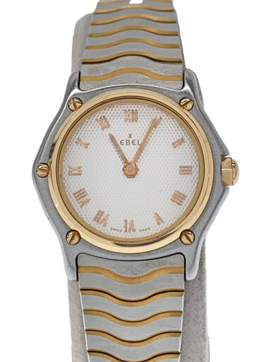 【中古】EBEL◆SPORT CLASSIC/クォーツ腕時計/ベゼル18K/電池切れ【服飾雑貨他】 【中古】EBEL◆SPORT CLASSIC/クォーツ腕時計/ベゼル18K/電池切れ【服飾雑貨他】