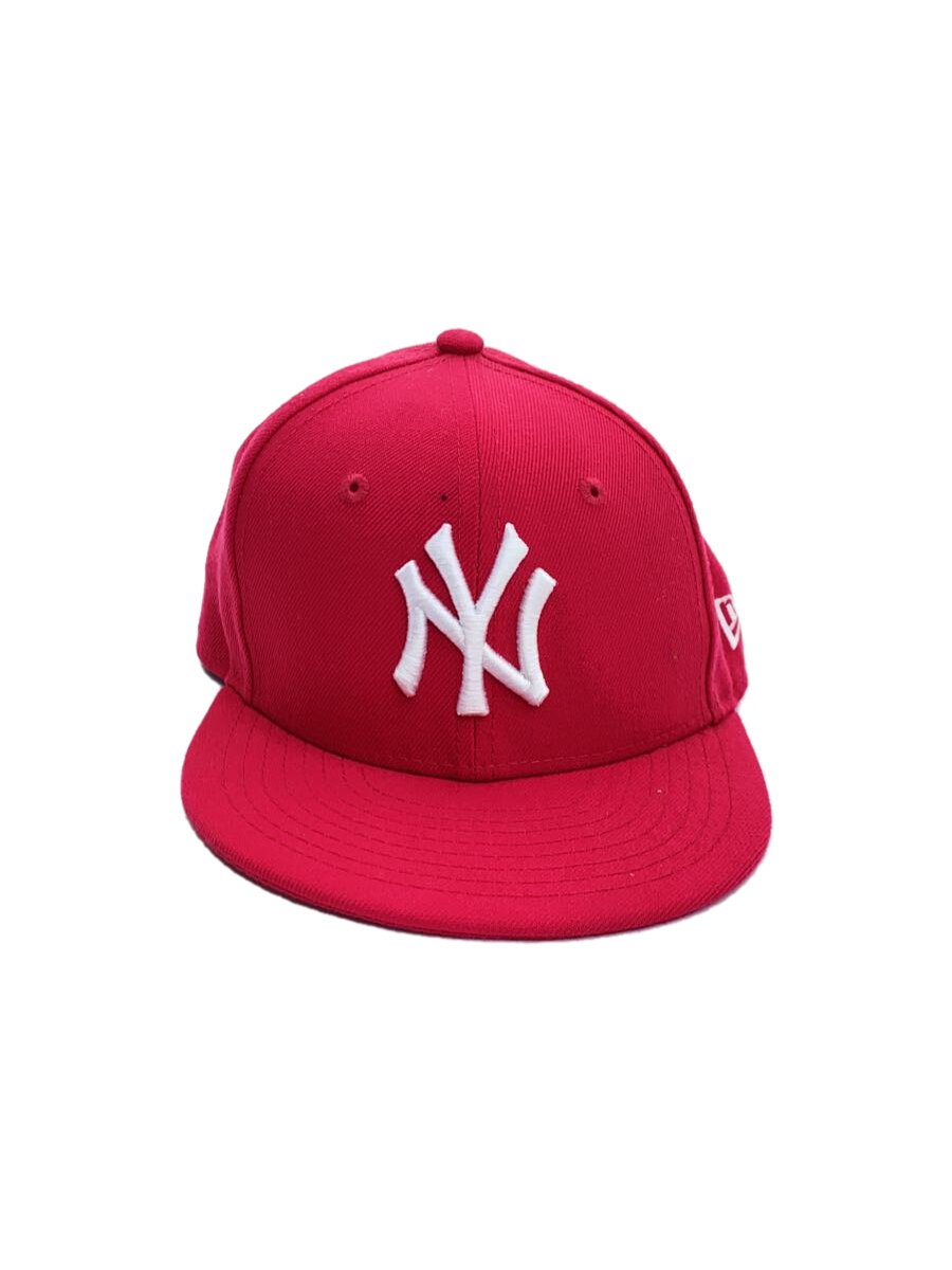 【中古】NEW ERA◆ニューヨークヤンキース/キャップ/6 1/2/ポリエステル/PNK/レディース【服飾雑貨他】