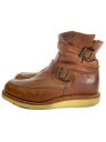 【中古】CHIPPEWA◆エンジニアブーツ/--/BRW【シューズ】