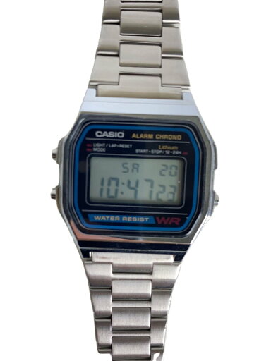 【中古】CASIO◆腕時計/デジタル/--/SLV/SLV/ーー/A158W【服飾雑貨他】 【中古】CASIO◆腕時計/デジタル/--/SLV/SLV/ーー/A158W【服飾雑貨他】