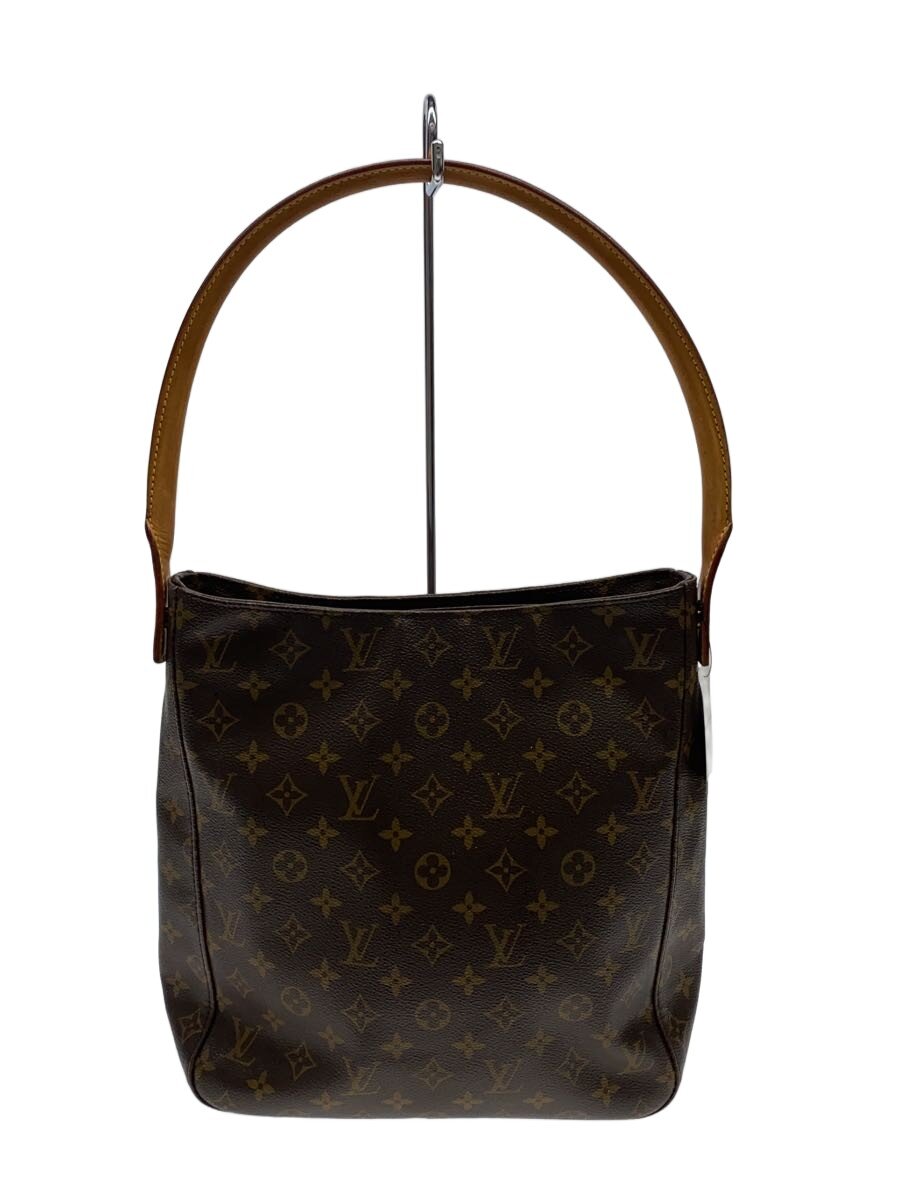 LOUIS VUITTON◆ルーピングGM_モノグラム・キャンバス/PVC/BRW//