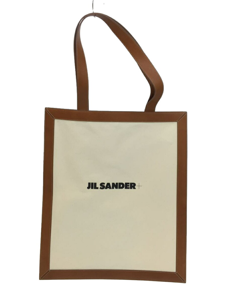 【中古】JIL SANDER◆トートバッグ/コットン/JPUU852028【バッグ】