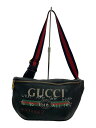 【中古】GUCCI◆ココキャピタン_ボディバッグ/レザー/BLK/493869【バッグ】