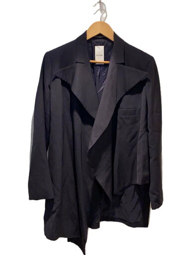 【中古】YOHJI YAMAMOTO◆変形/テーラードジャケット/2/ウール/ブラック/FE-J10-112//【メンズウェア】 【中古】YOHJI YAMAMOTO◆変形/テーラードジャケット/2/ウール/ブラック/FE-J10-112//【メンズウェア】