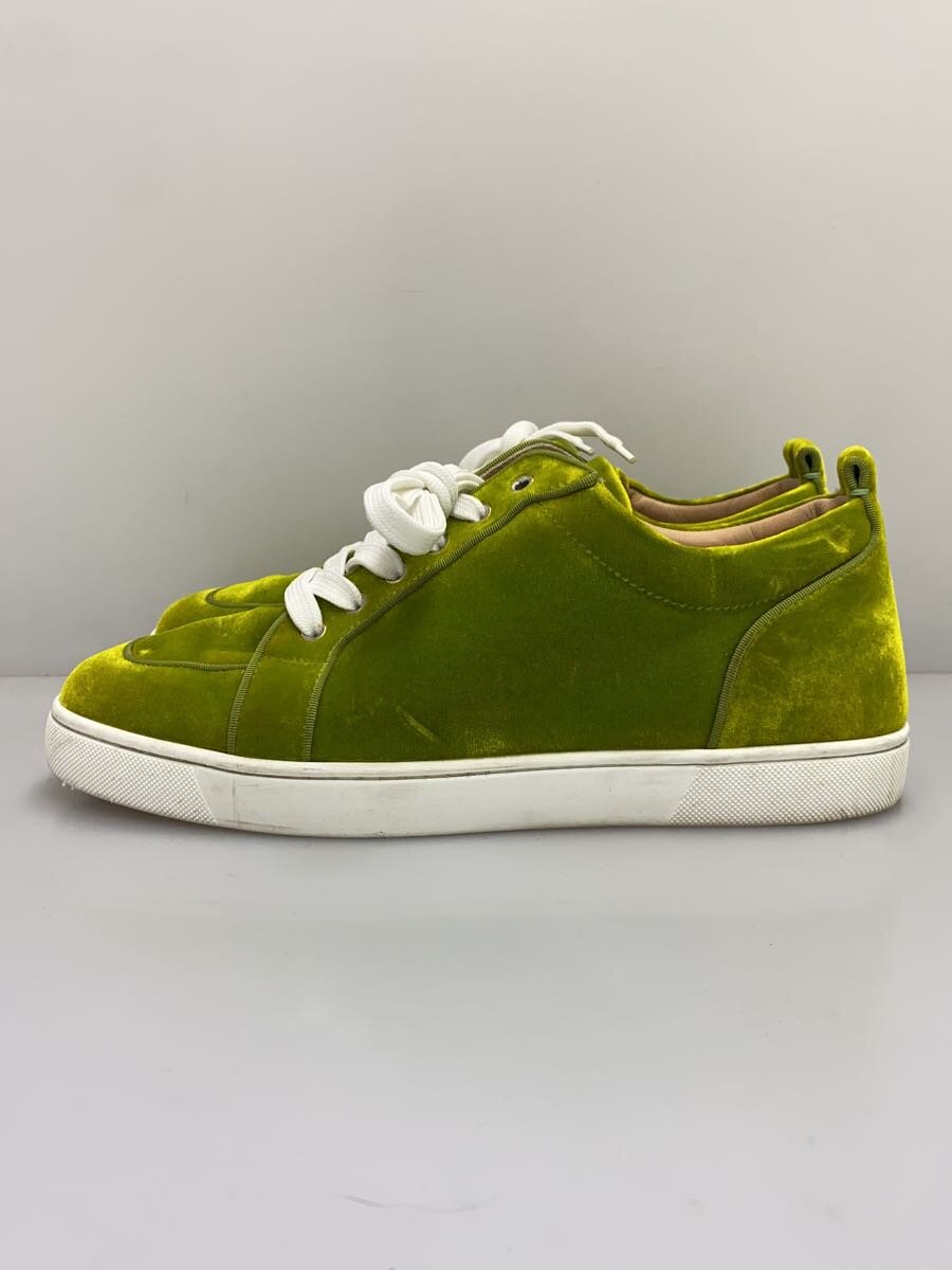 【中古】Christian Louboutin◆ベルベットスニーカー/42.5/GRN【シューズ】