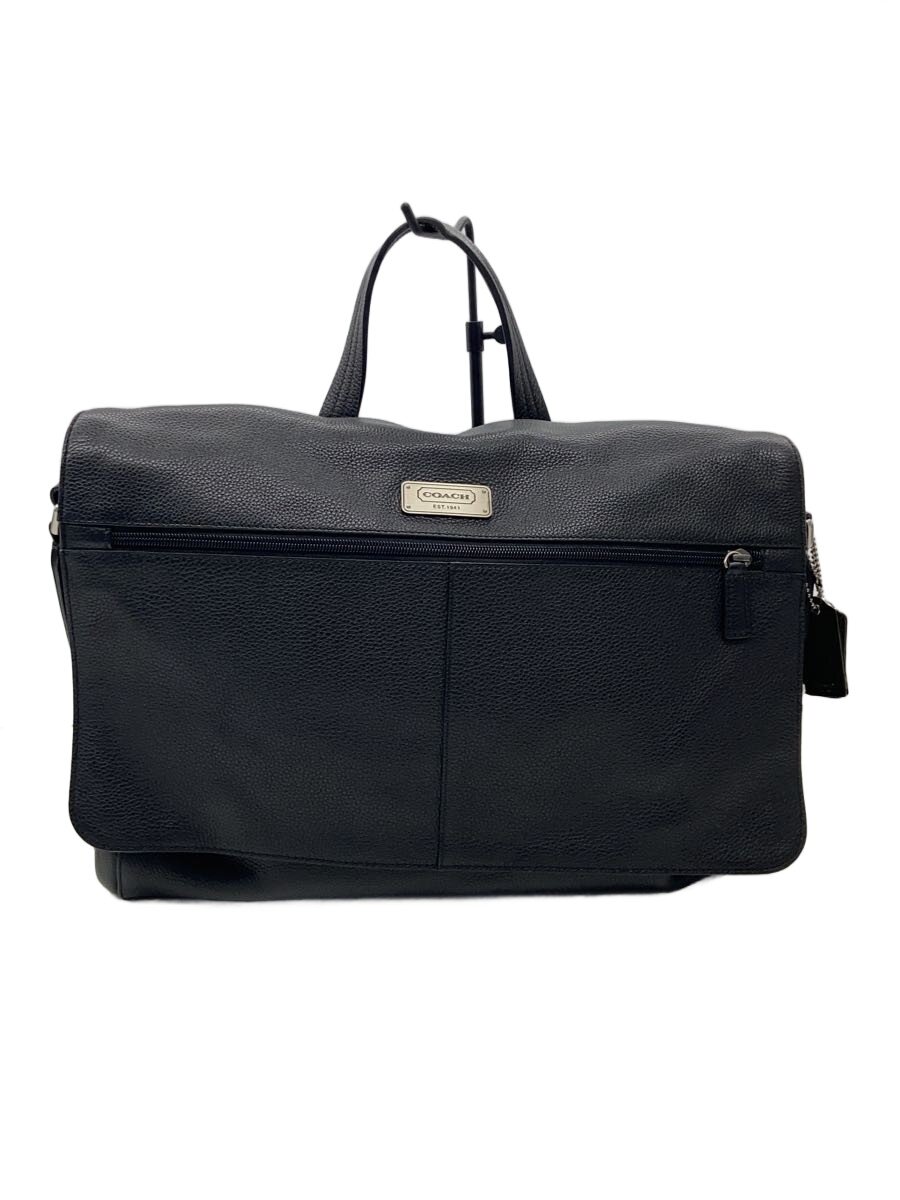COACH - 【中古】COACH◆ショルダーバッグ/レザー/BLK/F70367【バッグ】