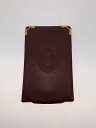 【中古】Cartier◆マストライン_シガレットケース/レザー/BRD/レディース【服飾雑貨他】