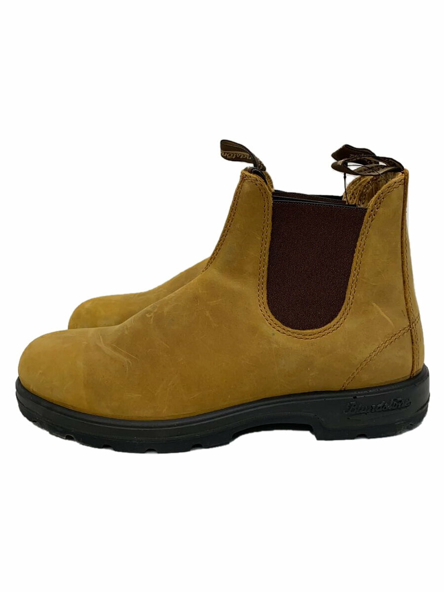 【中古】Blundstone◆サイドゴアブーツ/US7/CML/スウェード/000362//【シューズ】