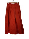 【中古】UNITED ARROWS◆ロングスカート/38/コットン/RED/1524-652-4972【レディースウェア】