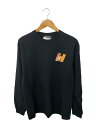 【中古】HYSTERIC GLAMOUR◆長袖Tシャツ/M/コットン/BLK/02251CL05【メンズウェア】