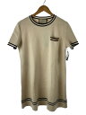 【中古】GUCCI◆ワンピース/XXL/ウール/CRM/無地/650387【レディースウェア】