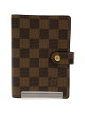 【中古】LOUIS VUITTON◆アジェンダPM_ダミエ・エベヌ_BRW/R20700【服飾雑貨他】(4)