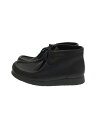 【中古】Clarks◆キッズ靴/--/ブーツ/BLK/UK11.5/WALLABEEBT BOY【キッズ】