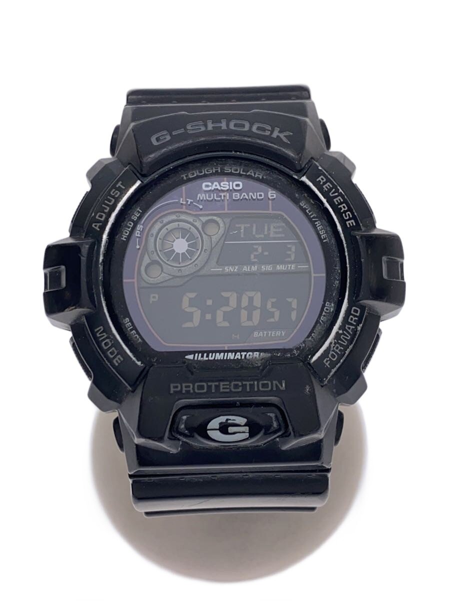 【中古】CASIO◆ソーラー腕時計・G-SHOCK/デジタル/BLK/BLK【服飾雑貨他】