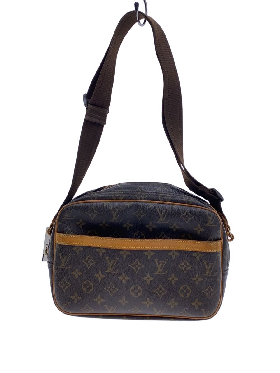 LOUIS VUITTON - 【中古】LOUIS VUITTON◆リポーターPM_モノグラム・キャンバス/PVC/BRW【バッグ】