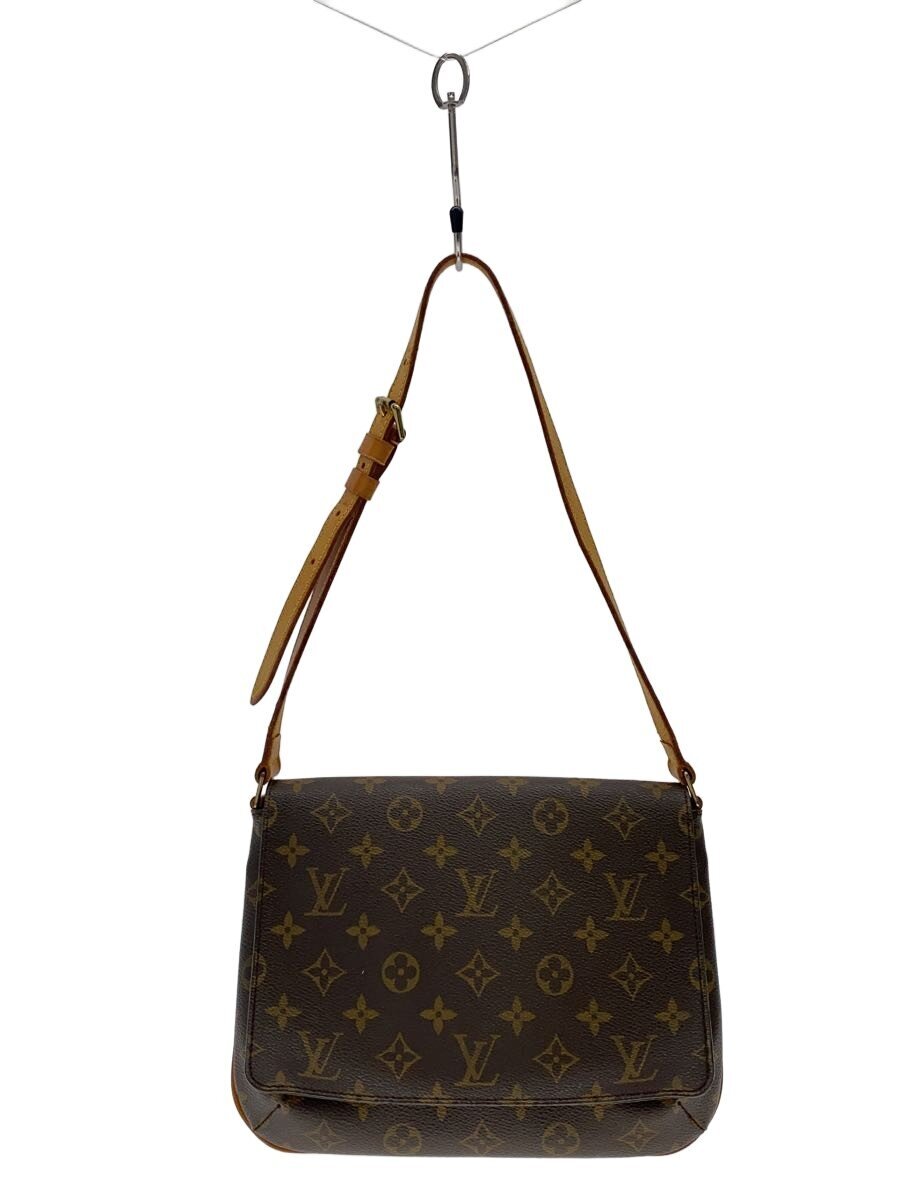 LOUIS VUITTON - 【中古】LOUIS VUITTON◆ミュゼット・タンゴ_モノグラム・キャンバス_ショートショルダー//BRW/ショルダー紐ひび割れ有【バッグ】