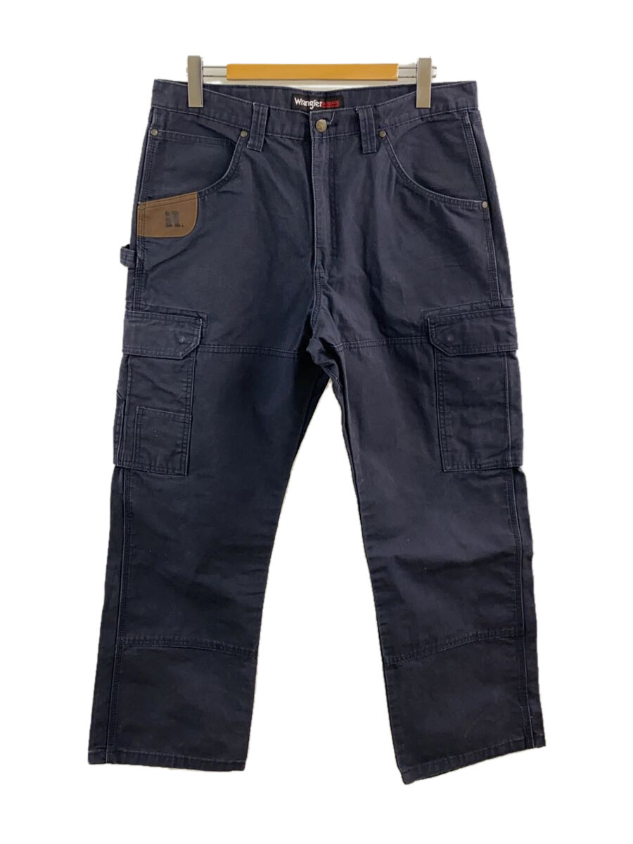 【中古】WRANGLER◆ボトム/36/コットン/NVY/無地/RIGGS【メンズウェア】