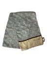 【中古】LOUIS VUITTON◆スカーフ/シルク/GRY/総柄/メンズ【服飾雑貨他】