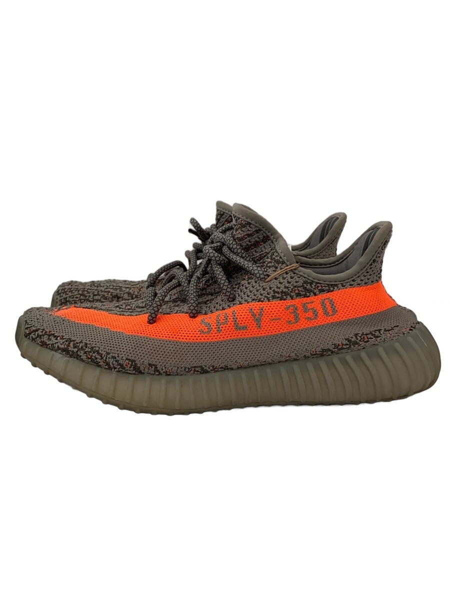 【中古】adidas◆YEEZY BOOST 350 V2_イージー ブースト 350 V2/25.5cm/GRY【シューズ】