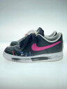【中古】NIKE◆X PEACEMINUSONE AIR FORCE 1_X ピースマイナスワン エアフォース 1/27.5cm/BLK//【シューズ】(4)