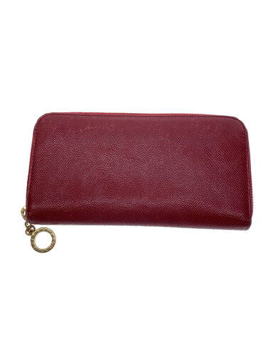 【中古】BVLGARI◆長財布/レザー/RED/無地/レディース/FG-N17【服飾雑貨他】 【中古】BVLGARI◆長財布/レザー/RED/無地/レディース/FG-N17【服飾雑貨他】