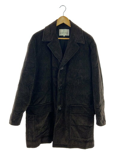 【中古】GIVENCHY◆ステンカラーコート/50/コットン/ブラウン/総柄【メンズウェア】 【中古】GIVENCHY◆ステンカラーコート/50/コットン/ブラウン/総柄【メンズウェア】